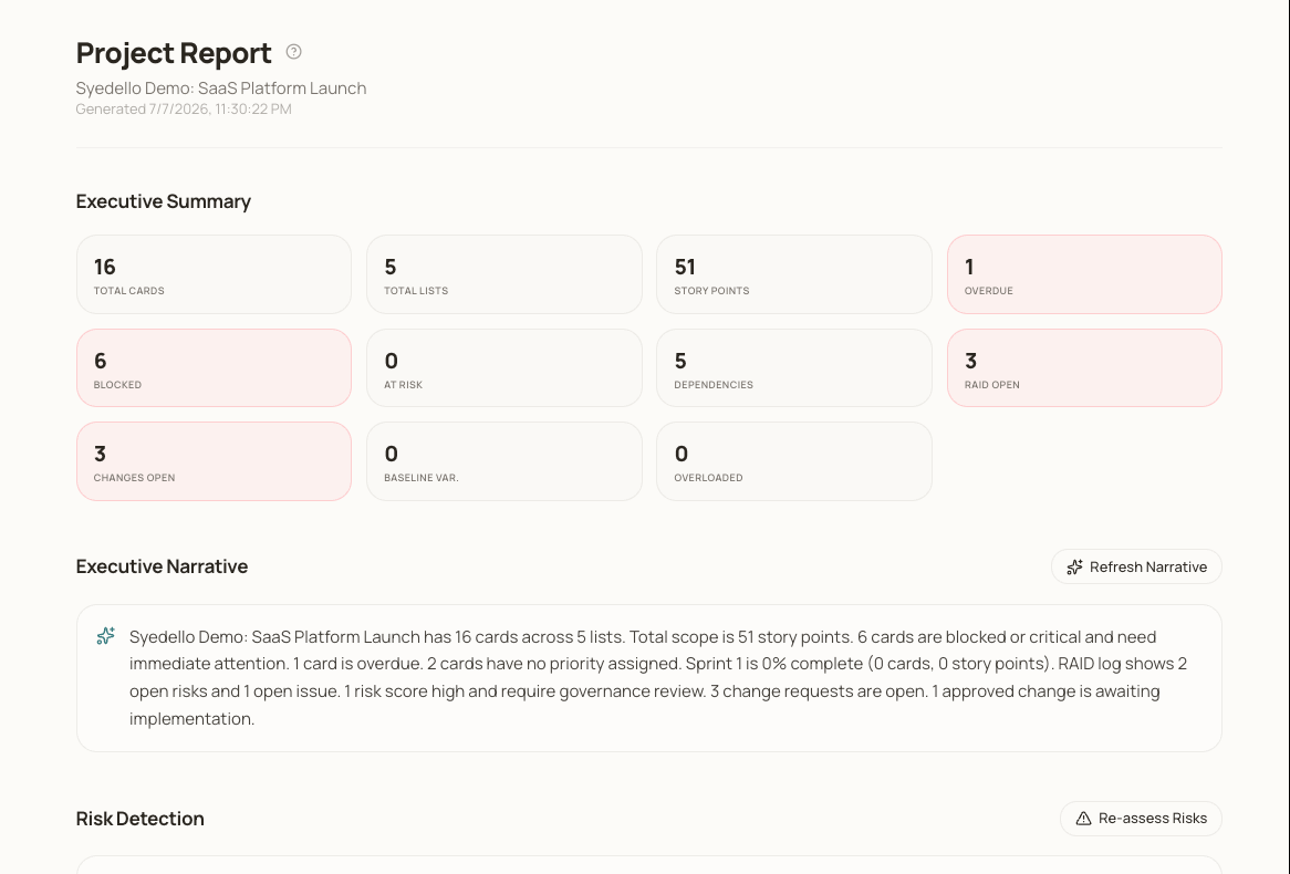 Reports & Export